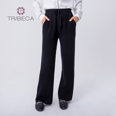TRIBECA/翠贝卡直筒针织长裤