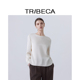 TRIBECA翠贝卡2026春新款 女 肌理感优雅气质衬衫 商场同款 圆领长袖