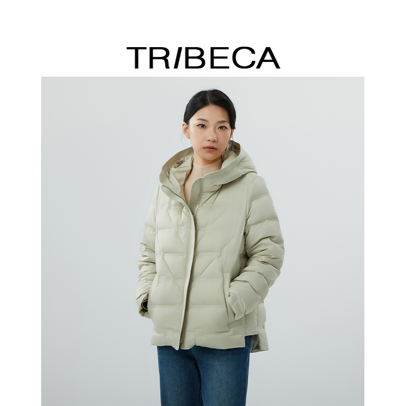 翠贝卡鸭绒短款羽绒服