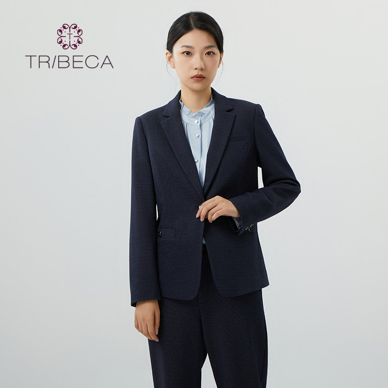 TRIBECA翠贝卡秋冬新款西装商场同款长袖职业小西服