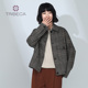 TRIBECA翠贝卡商场同款 秋女格子复古长袖 夹克外套