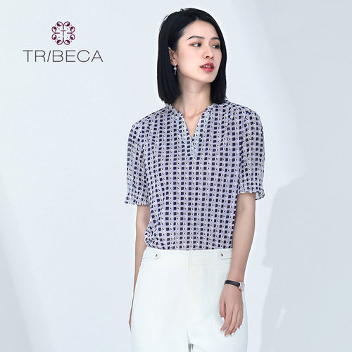 TRIBECA翠贝卡短袖衬衫