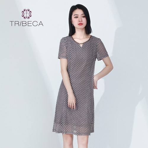 TRIBECA翠贝卡短袖连衣裙