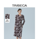 TRIBECA翠贝卡2025秋新款 商场同款 印花茶歇气质碎花连衣裙女