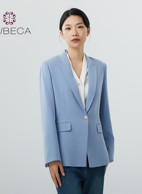 TRIBECA翠贝卡秋季新款商场同款气质职业长袖小西装