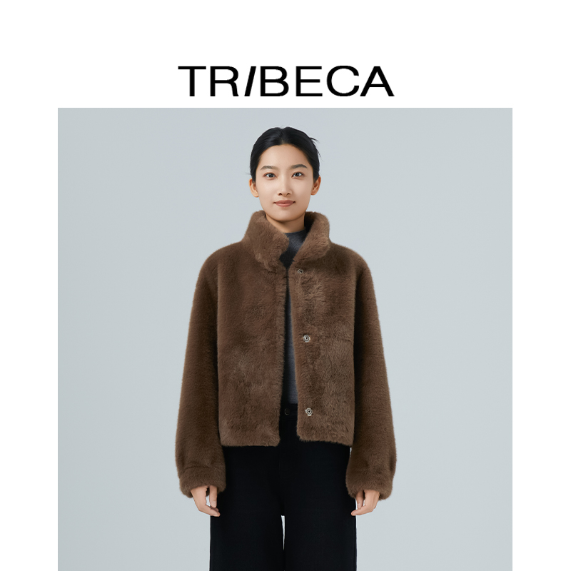 翠贝卡复古短款外套女