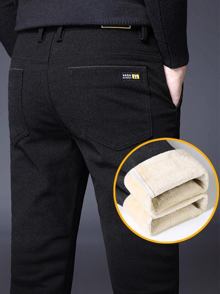 潮牌秋冬新款帅气修身直筒西裤男士韩版高街百搭潮流商务休闲长裤