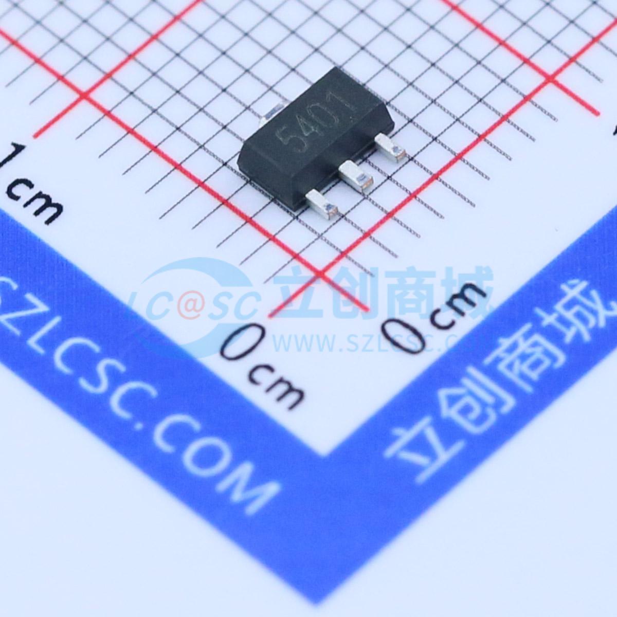 CXT5401(RANGE:80-300) CJ(江苏长电/长晶) SOT-89-3 三极管 现货