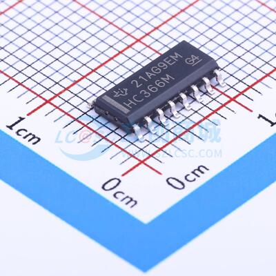 CD74HC366M96 SOIC-16 全新原装 TI(德州仪器)