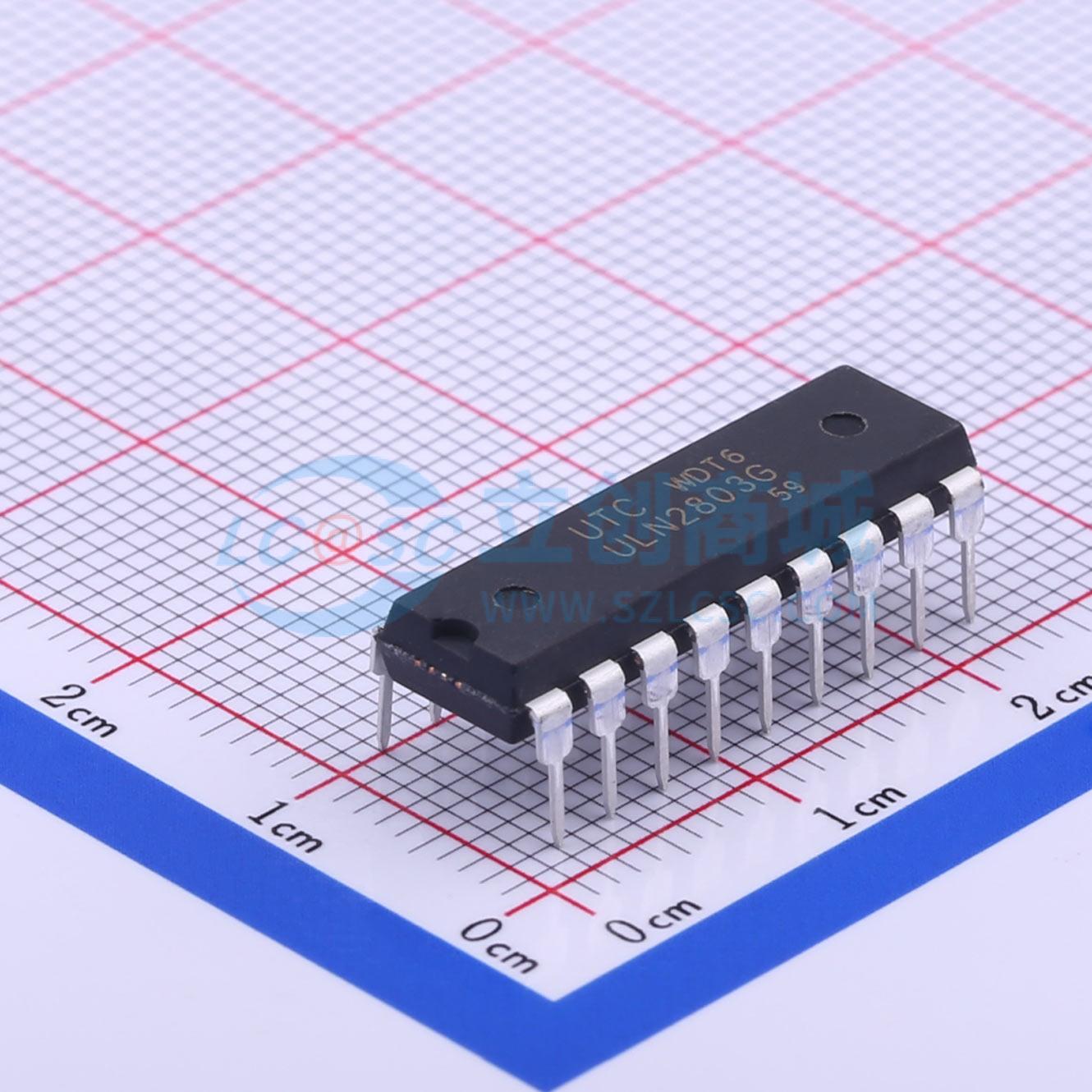 ULN2803G-D18-T UTC(友顺) DIP-18 达林顿晶体管阵列 现货