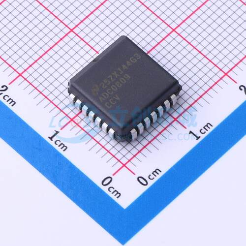 ADC0809CCV/NOPB PLCC-28(11.5x11.5) 全新原装 TI(德州仪器)