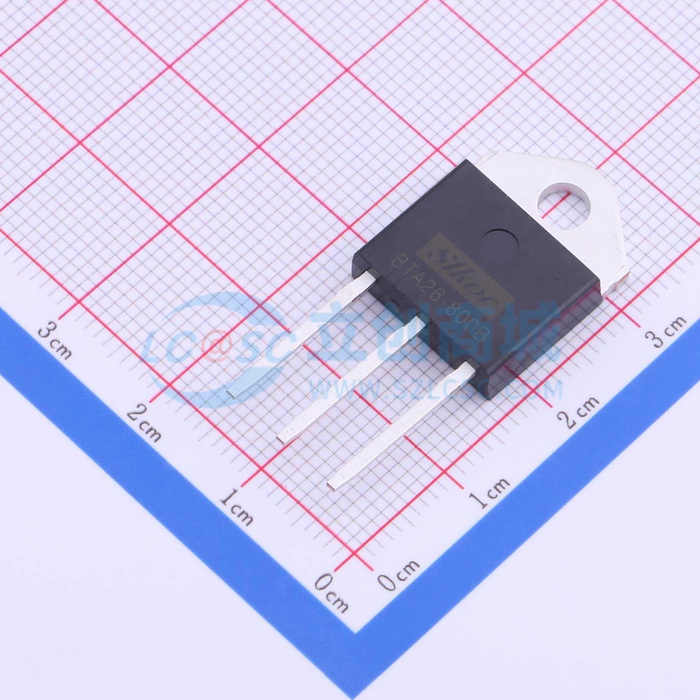 BTA26-800B Slkor(萨科微) TO-3P-3 晶闸管(可控硅)/模块 现货