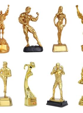 健身健体比道赛工拳击跑步舞武术跳拳王跆拳比赛奖杯艺品