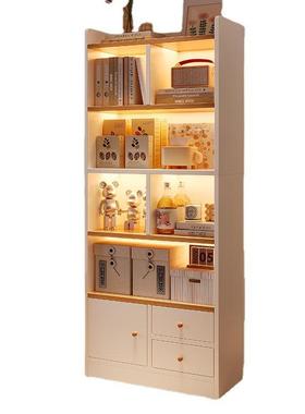 书置物示架落地多层储物柜客厅家用收书纳展架柜子电84349视柜旁