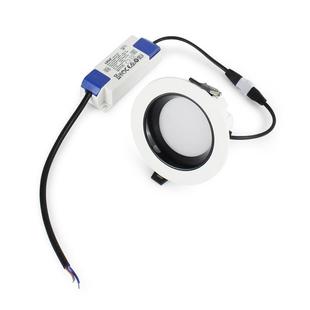 全铝薄防眩光显L超E筒灯酒D店商铺嵌入式 孔灯7INAW高30W散光吊顶