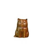 件绿檀zq 饰品木质 300木雕刻小猫实木茶手宠摆可爱猫猫把件家居装