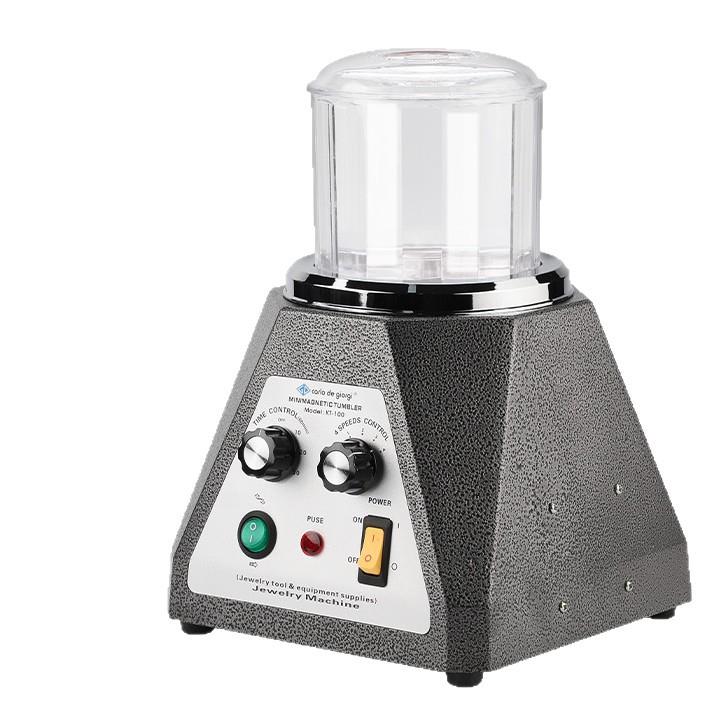 KT-100磁力抛光机金银铜件去毛刺除锈工具戒指手镯抛亮器材