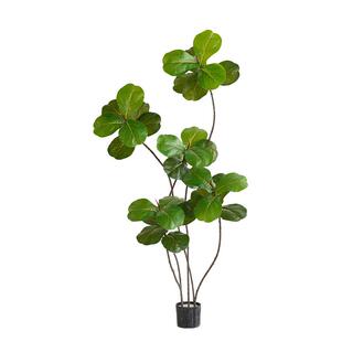 客GSX厅仿绿植盆栽琴叶榕沙室真内电视柜饰发旁装品高端轻奢仿生