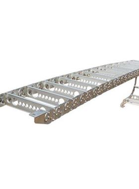 电缆线槽金属坦克链桥式钢锈钢QPP拖链不TL钢拖链全封闭镀制锌铝