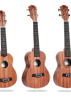 23寸尤克里里吉他2寸儿童练习克小吉他uku1lel乌丽丽乐器厂e家