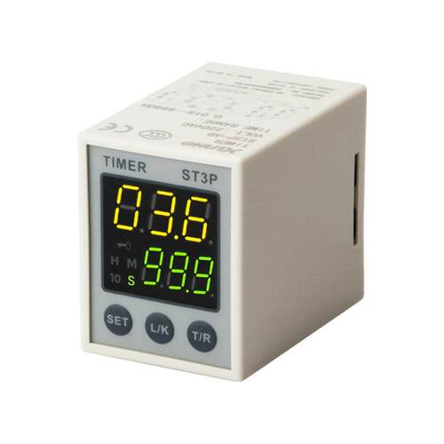 ST3P-AB通电延时控制器替JSZ3循环220V定时器数显时间继电器