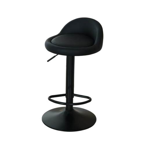 北欧吧台椅收银台酒椅圆凳背椅现简约代凳子商用吧可升降高靠脚凳