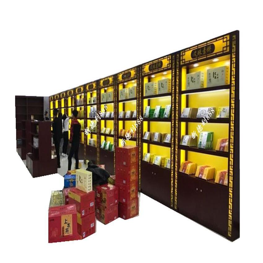 红酒货架木制货柜红酒白酒展示柜烟酒展柜木质展示柜展架定做