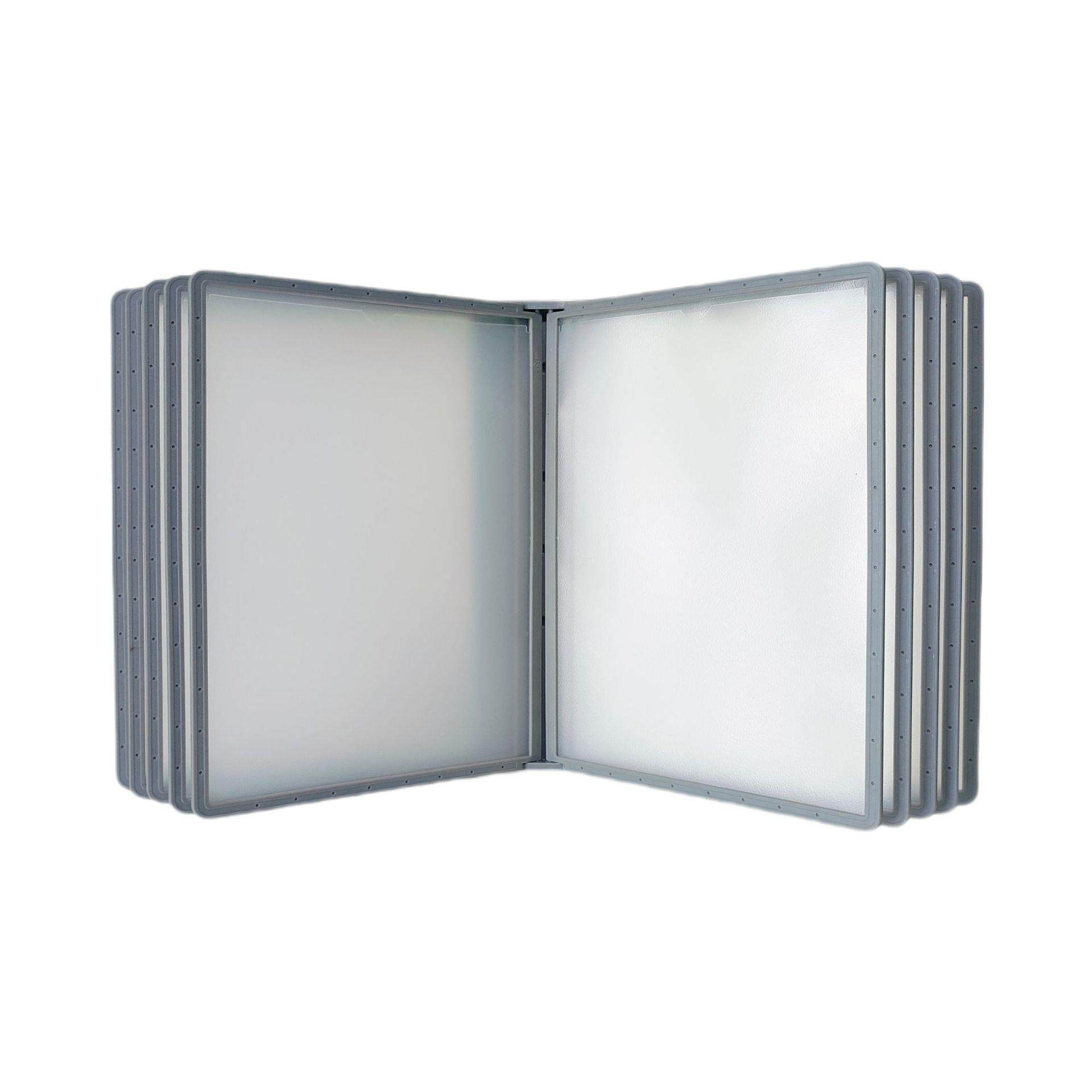 A4挂磁吸壁式翻页文件架展示资料10页挂墙资料展示夹免打孔