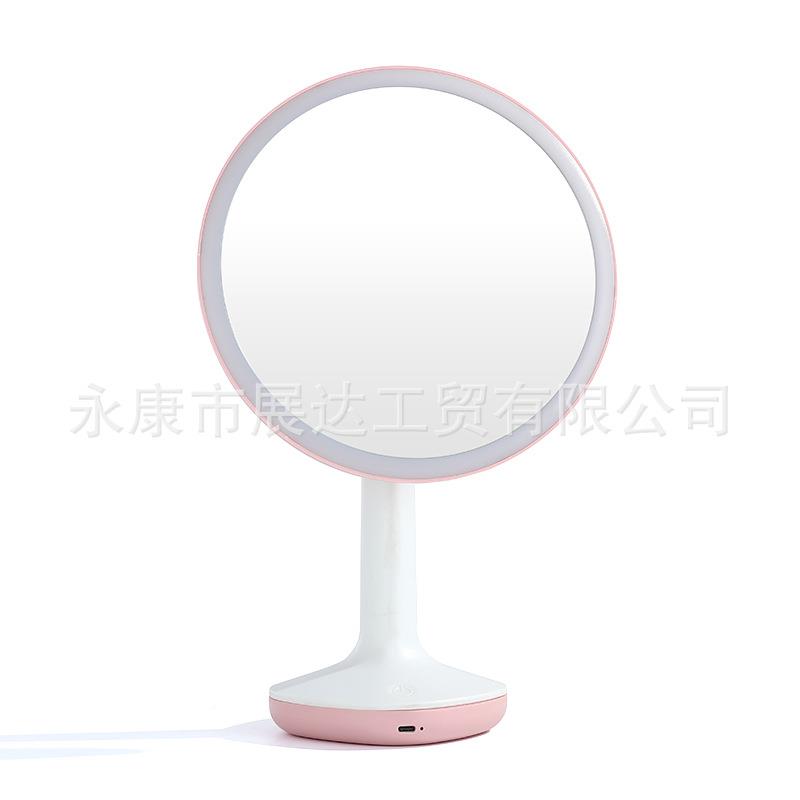 LED宿镜子用化妆镜350子学生网红ins桌面风家用可立梳妆镜台式便