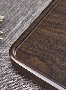 茶盘家整长方形简新中式功夫块茶具客约厅SMCP-11用排水仿黑檀实