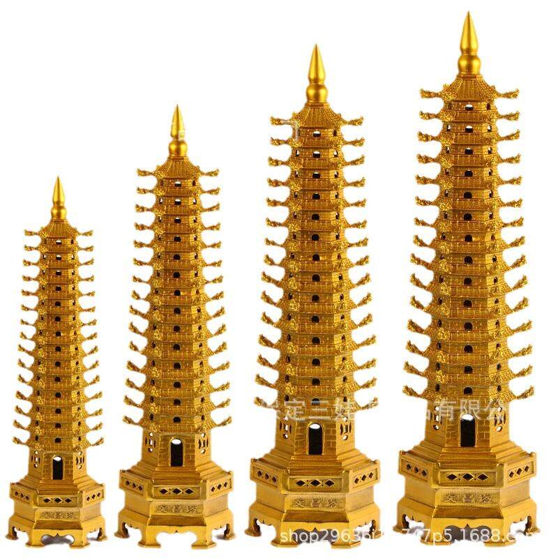 黄铜文昌塔大号十三米层龙头九层60.70008..801公分文昌塔塔摆件