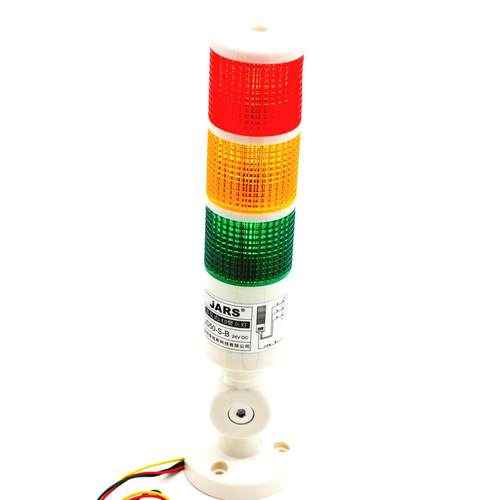 塔灯JD50-S多层警示灯LED三色灯声光报警器机床信号指示灯24V