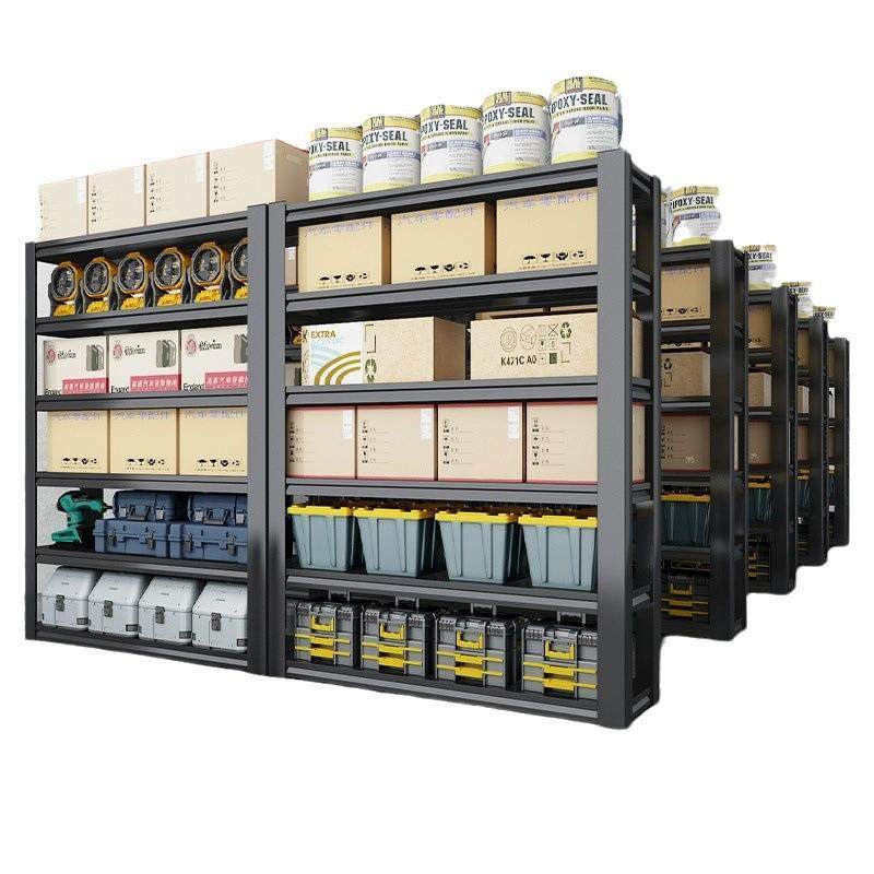 加厚仓储货架置物架阳台展示多层落地金属储物间地下室仓库铁架子