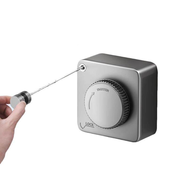 隐形晾衣绳丝晾衣服隐绳子室内免打孔卫生收间形缩阳台钢绳架,收纳整理,小型晾晒架,淘宝优惠券,粉丝福利购,淘宝优惠卷