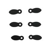 叶直销塑料子片黑色片相背面压片框相框配件08710瓜000个起