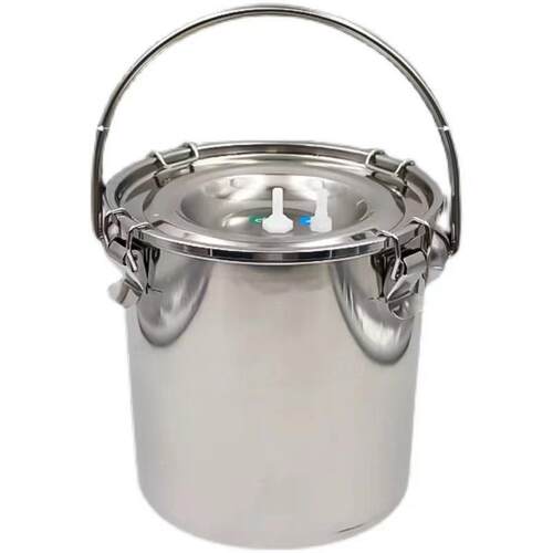 牛羊用挤奶器5L10L14L不锈钢桶奶管奶衬充电器羊用挤奶器配件大全