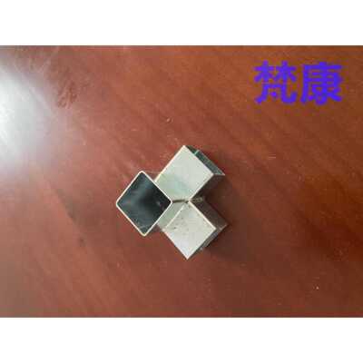 镀锌免角焊接方管连接件钢管通用固定接头配件直转角拐角两通三通