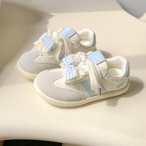 结板鞋女款2025春秋季新款厚底小白鞋百搭休闲运动鞋子德训鞋