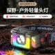 新款 USB充电长续航头灯 智能数显小头灯带感应多光源工作灯头戴式
