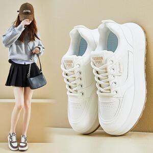 2025春季小白鞋新款韩版ins女学生厚底增高运动板鞋休闲街拍H789