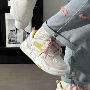 回力女鞋2024新款多巴胺小白鞋子女厚底板鞋休闲百搭原创爆款ins