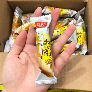 米妙食光其妙夹心米果其妙咸蛋黄米果卷充饥夜宵整箱其秒零食新货