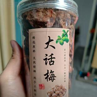 新日期优选正宗话梅揭西特产大颗话梅干九制话梅微咸酸甜梅零食