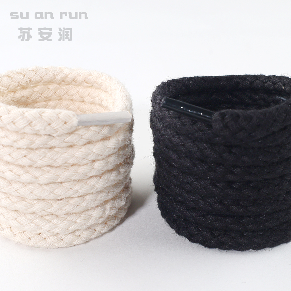 新潮棉麻材质圆形鞋带绳