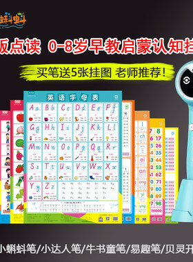 挂图启蒙早教有声点读古诗数字