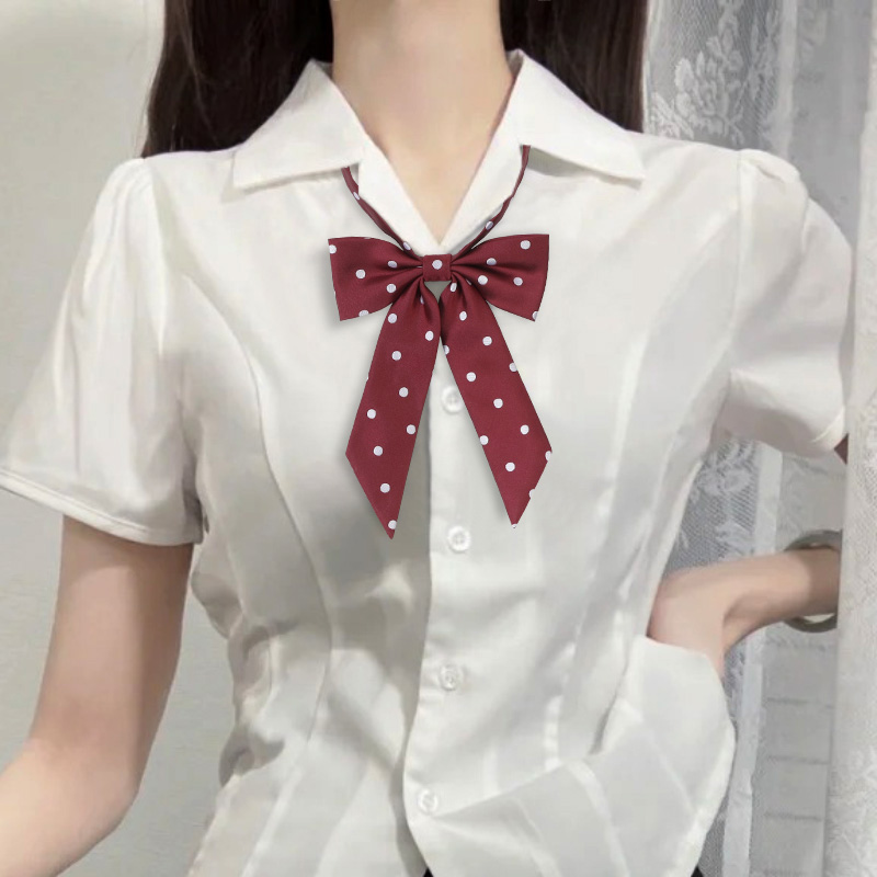 日系波点jk学院风领结领花