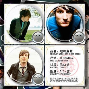 owl city猫头鹰之城周边应援吧唧胸章胸针马口铁徽章谷子生日礼物