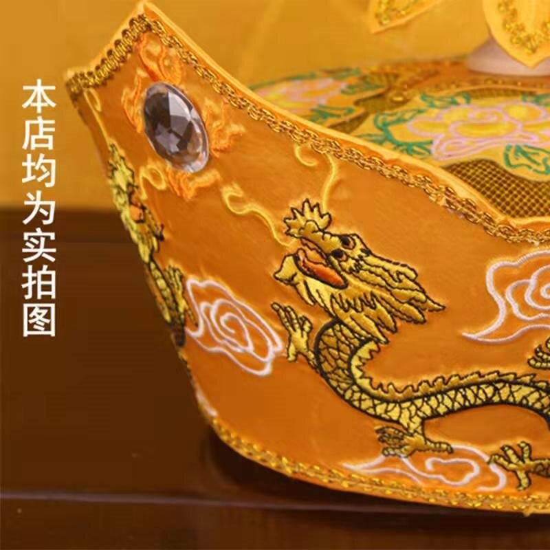 寺院用品道具唐僧帽五佛帽和尚僧法帽毗卢帽五佛冠法师帽包邮