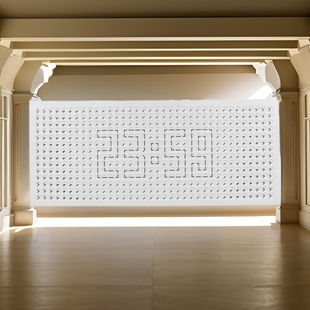 定制创意互动动态时钟机械矩阵公共艺术空间装饰设计挂画旋转墙面