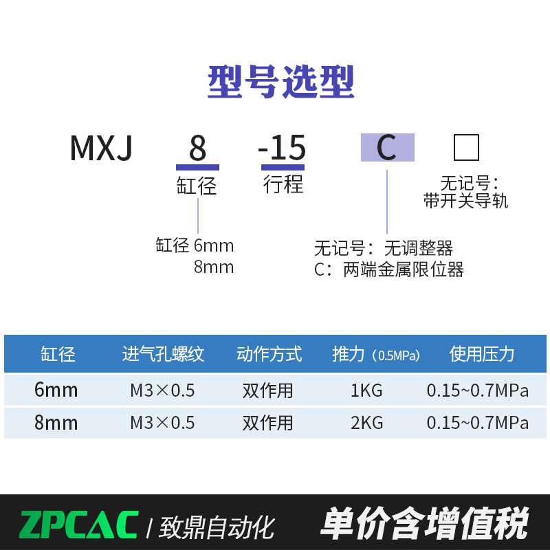 致鼎气动微型高精度小型